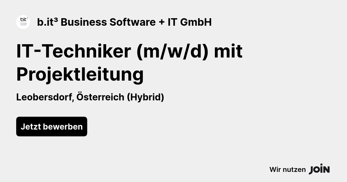 b.it³ Business Software + IT GmbH logo