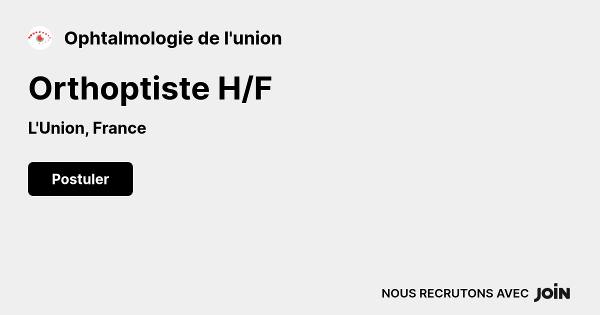 Ophtalmologie de l'union logo