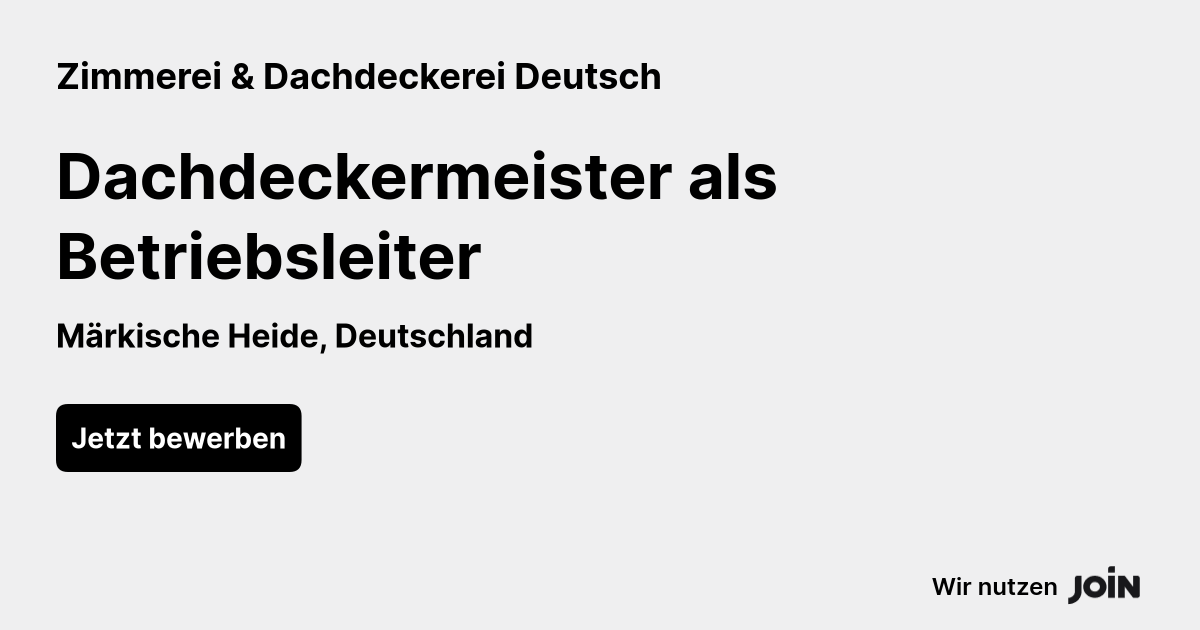 Zimmerei & Dachdeckerei Deutsch logo