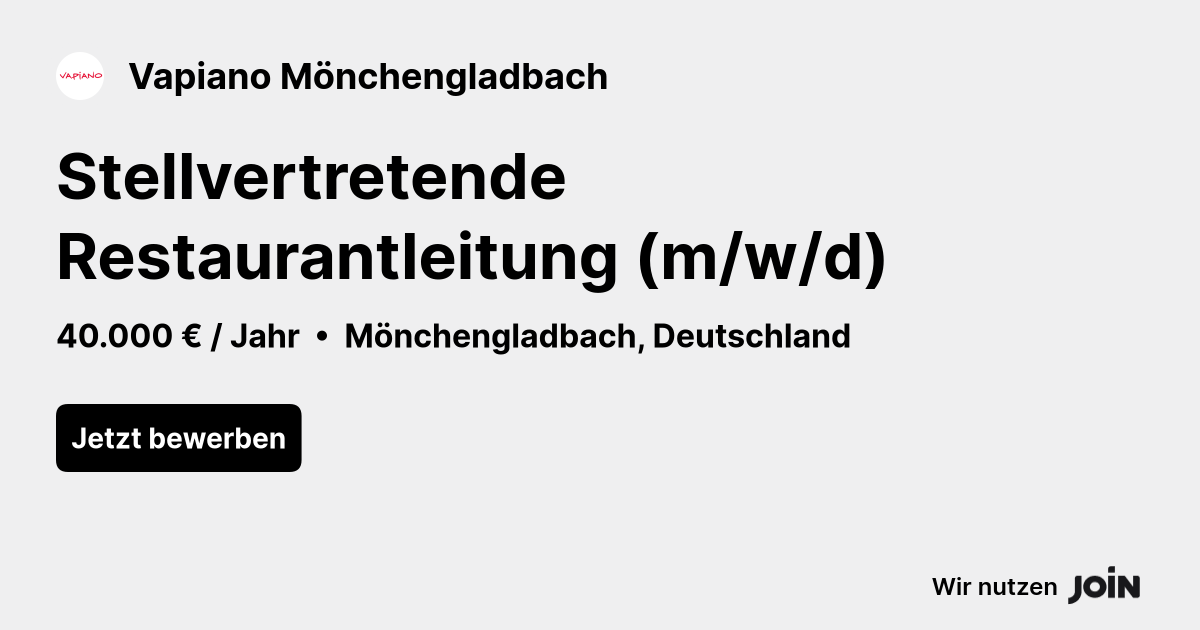 Vapiano Mönchengladbach logo
