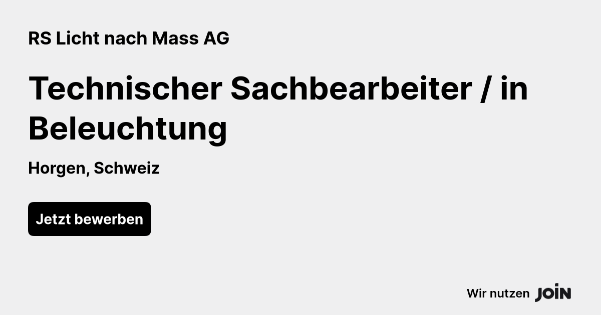 RS Licht nach Mass AG logo