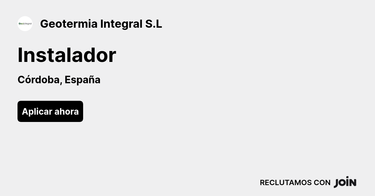 Geotermia Integral S.L logo