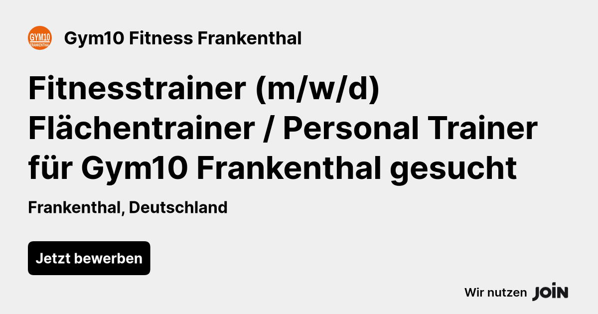 Gym10 Fitness Frankenthal logo