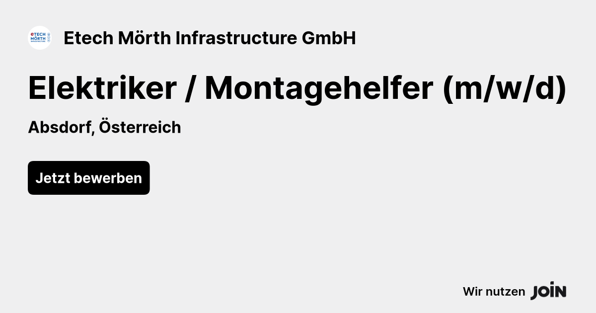 Etech Mörth Infrastructure GmbH logo