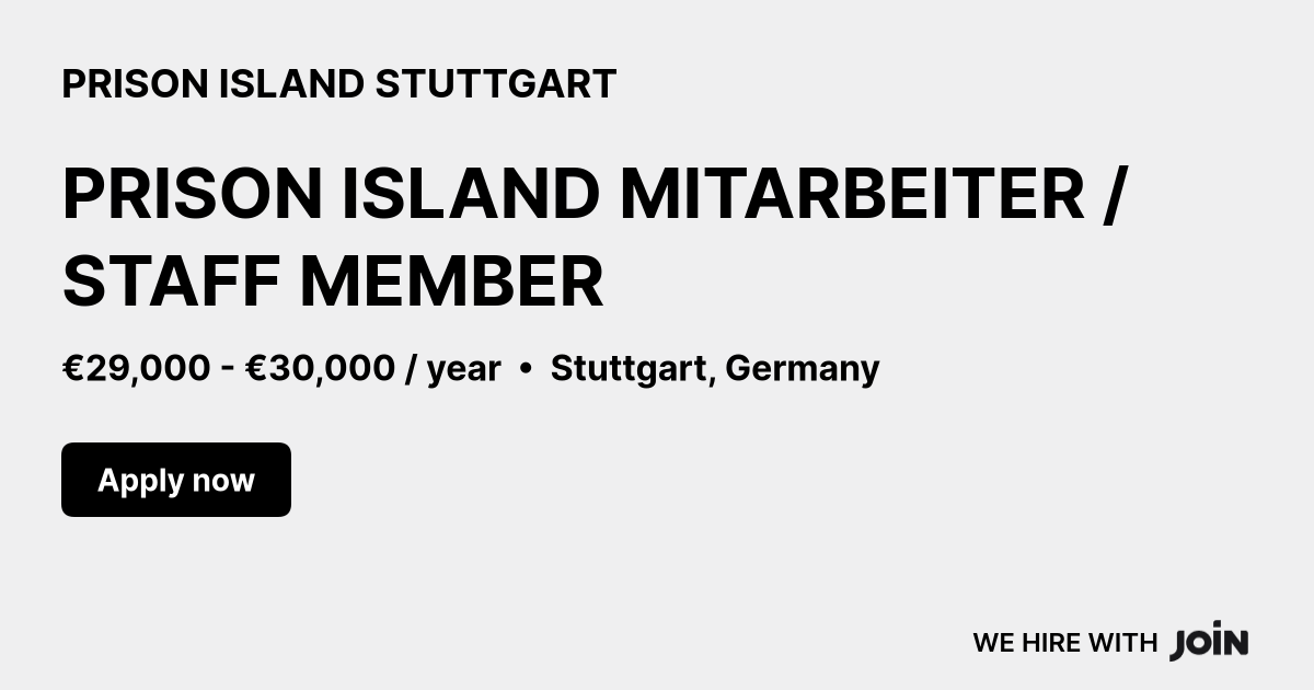 PRISON ISLAND STUTTGART logo