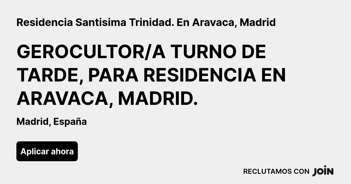 Residencia Santisima Trinidad. En Aravaca, Madrid logo
