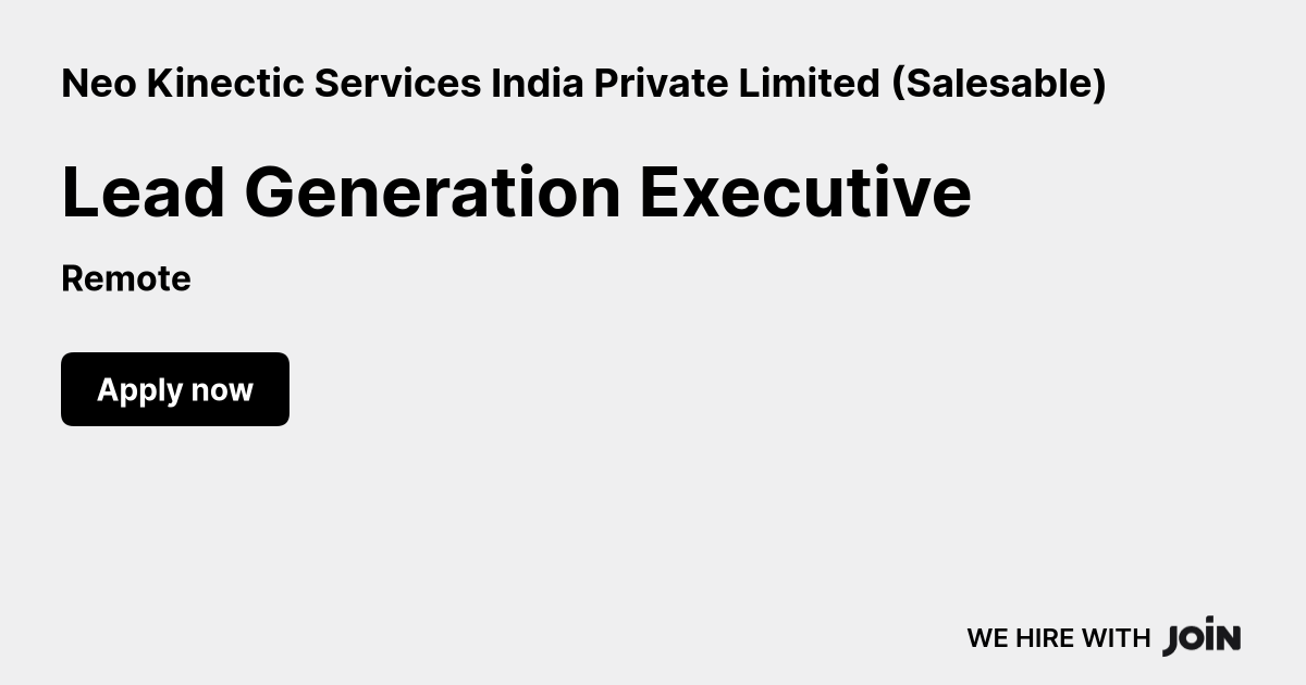 Neo Kinectic Services India Private Limited (Salesable) logo