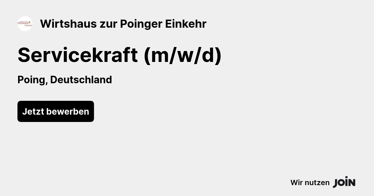 Wirtshaus zur Poinger Einkehr logo
