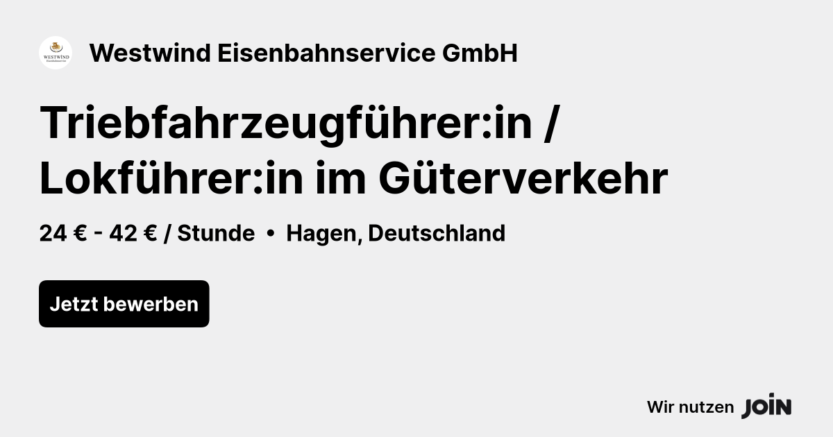 Westwind Eisenbahnservice GmbH logo