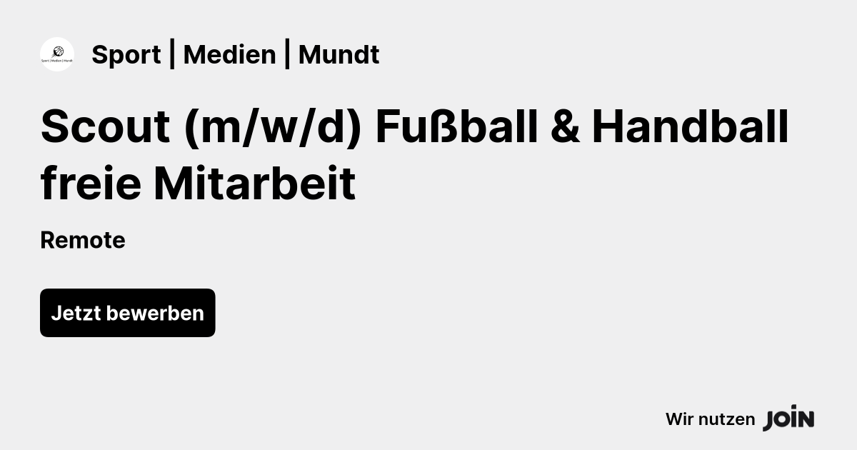 Sport | Medien | Mundt logo