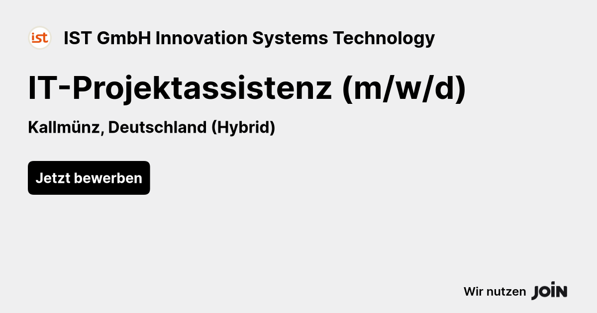 IST GmbH Innovation Systems Technology logo