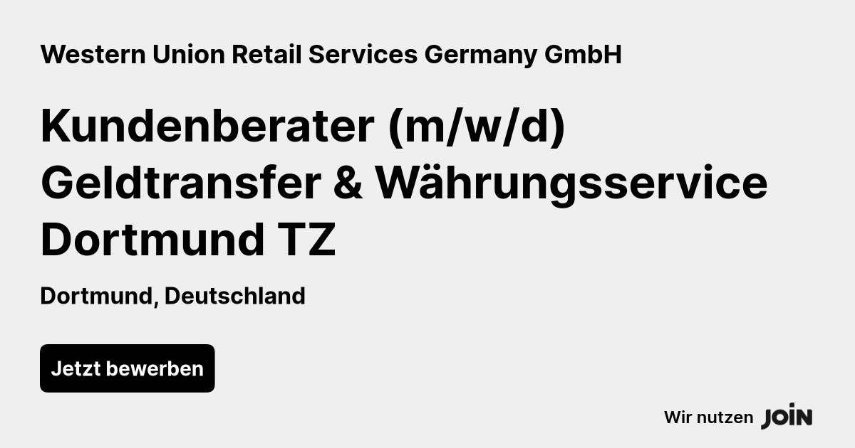 Western Union Retail Services Germany GmbH logo