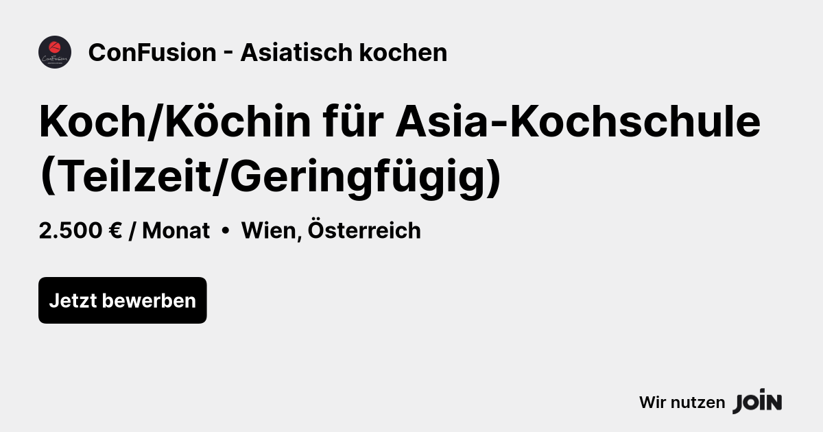 ConFusion - Asiatisch kochen logo