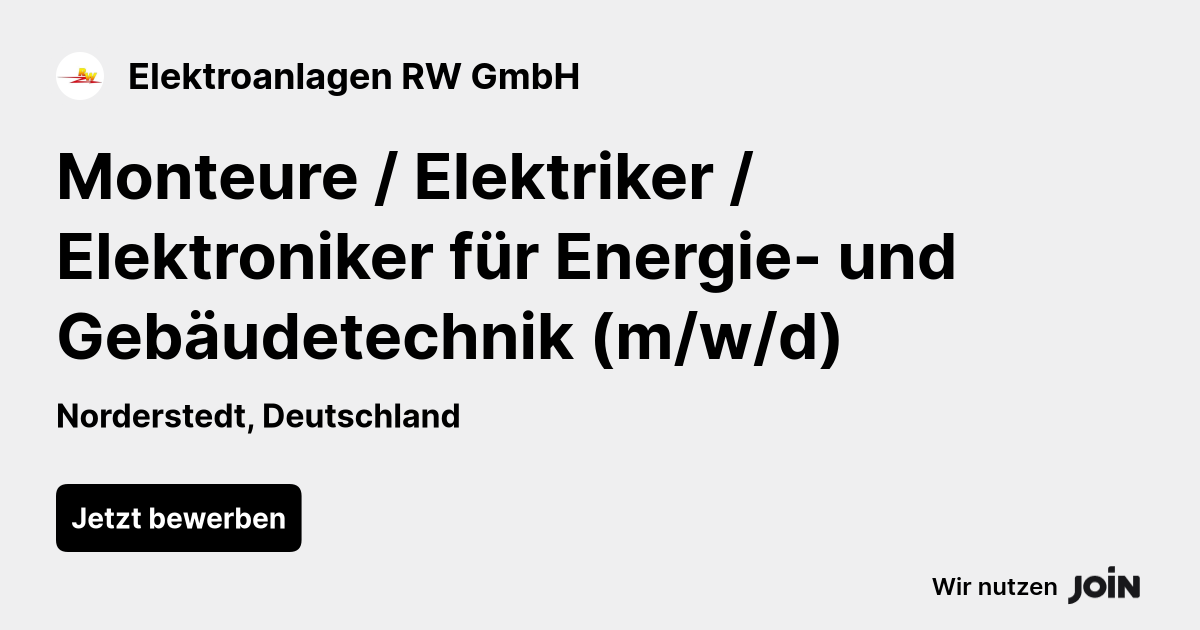 Elektroanlagen RW GmbH logo