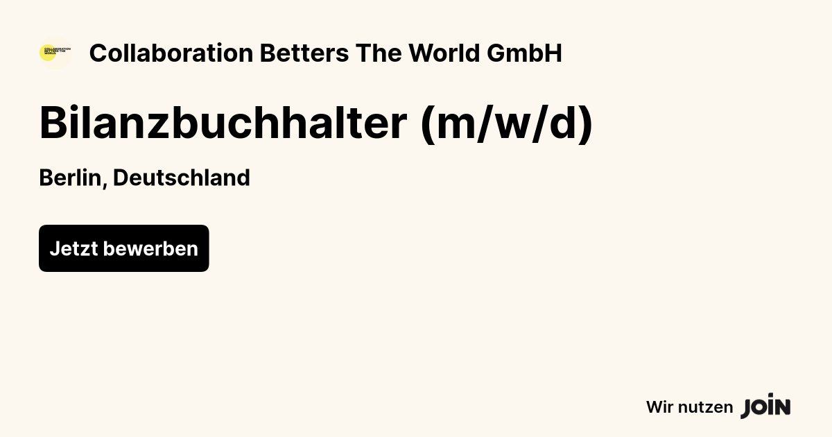 Collaboration Betters The World GmbH logo