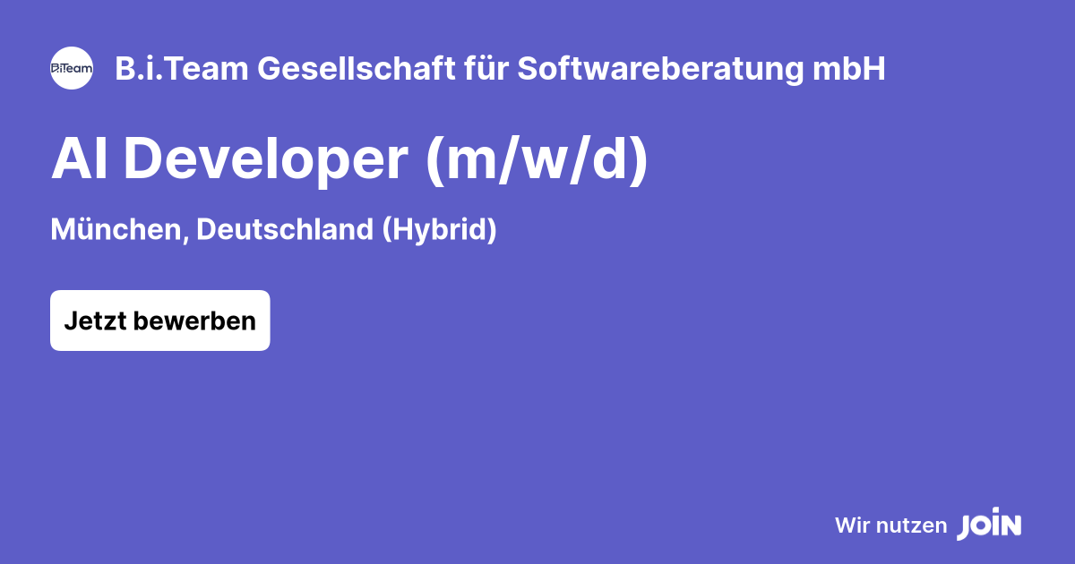 B.i.Team Gesellschaft für Softwareberatung mbH logo