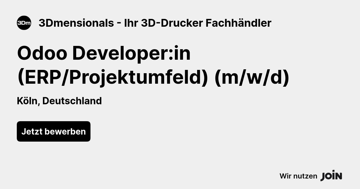 3Dmensionals - Ihr 3D-Drucker Fachhändler logo