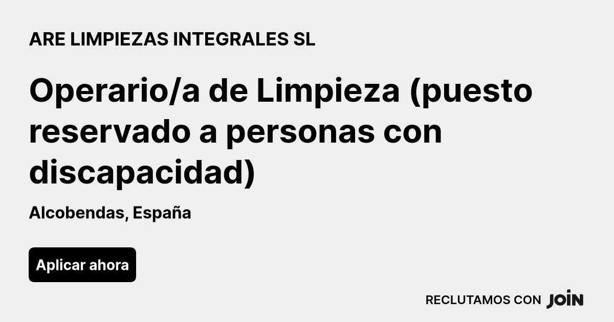 ARE LIMPIEZAS INTEGRALES SL logo