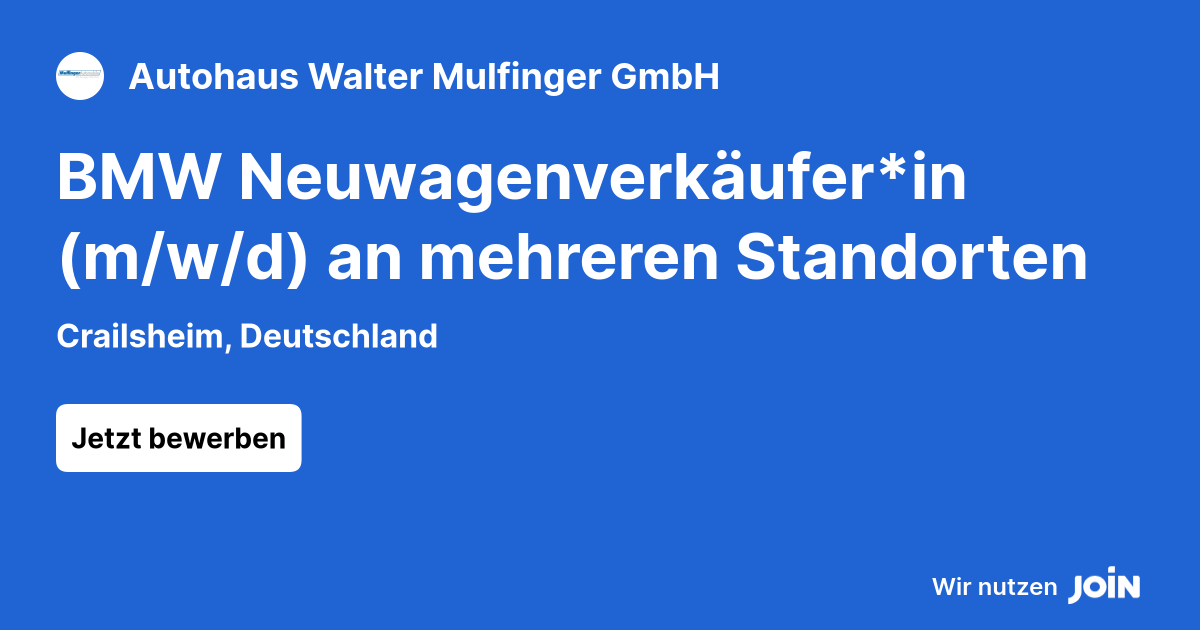 Autohaus Walter Mulfinger GmbH logo