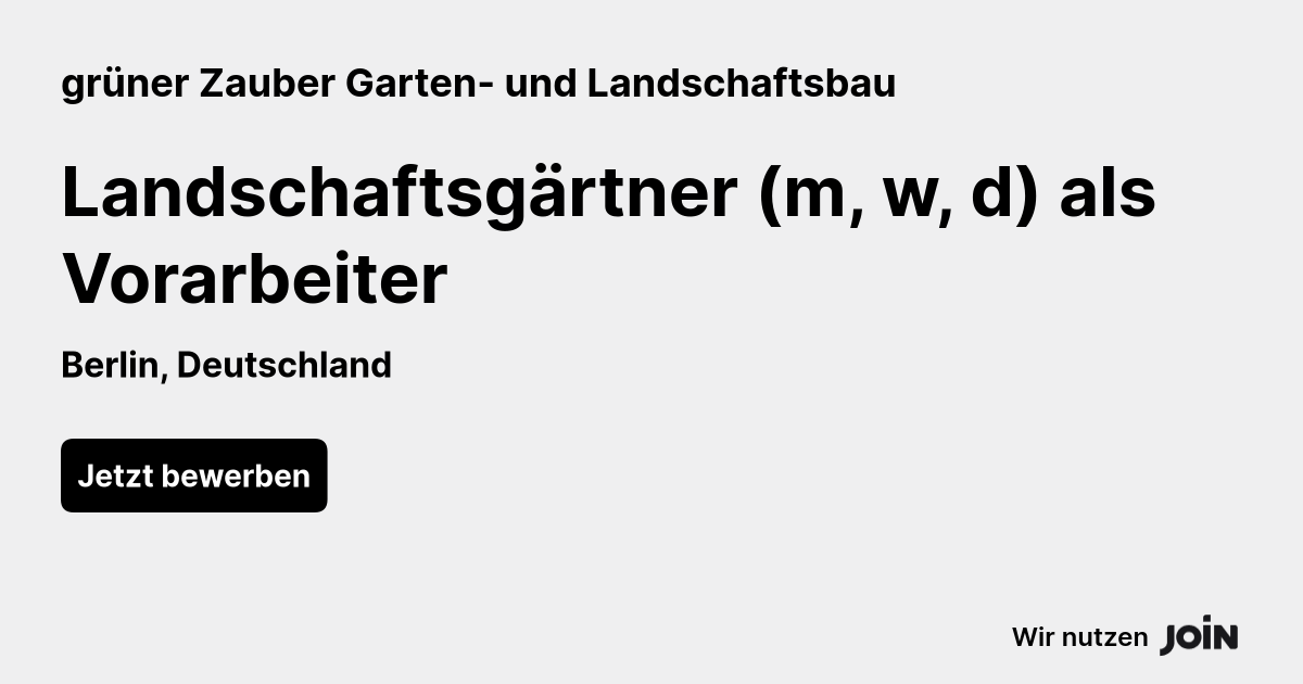 grüner Zauber Garten- und Landschaftsbau logo