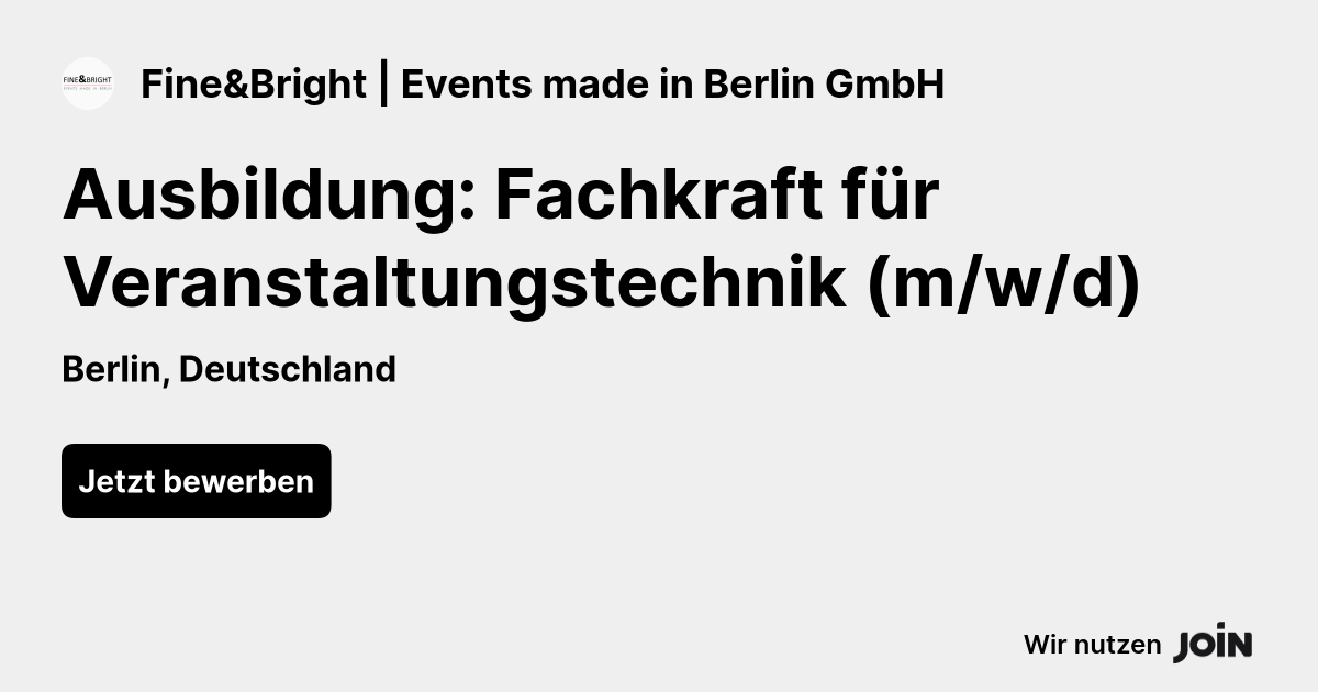 Fine&Bright | Events made in Berlin GmbH logo