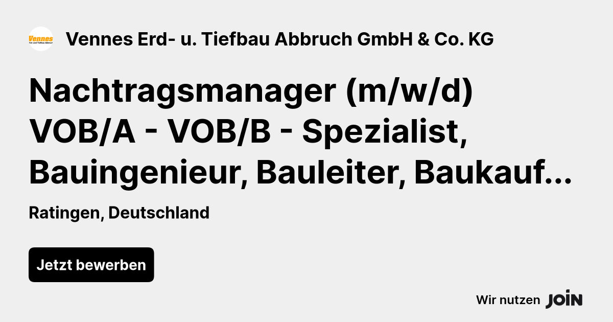 Vennes Erd- u. Tiefbau Abbruch GmbH & Co. KG logo