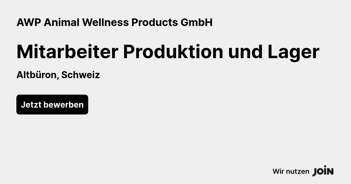 AWP Animal Wellness Products GmbH logo