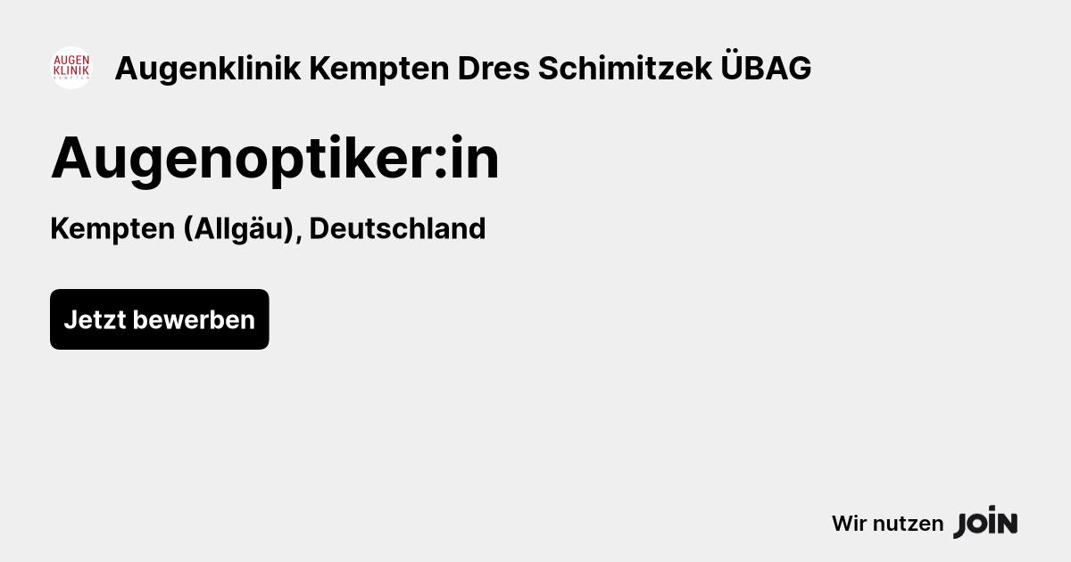 Augenklinik Kempten Dres Schimitzek ÜBAG logo
