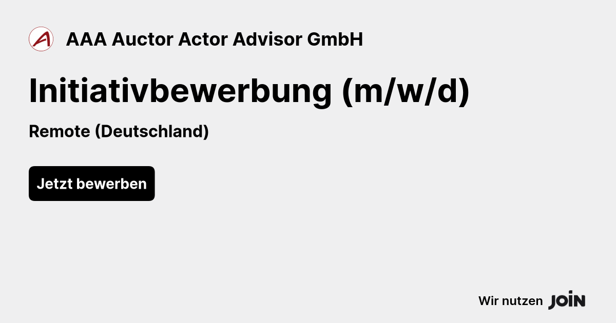 AAA Auctor Actor Advisor GmbH logo