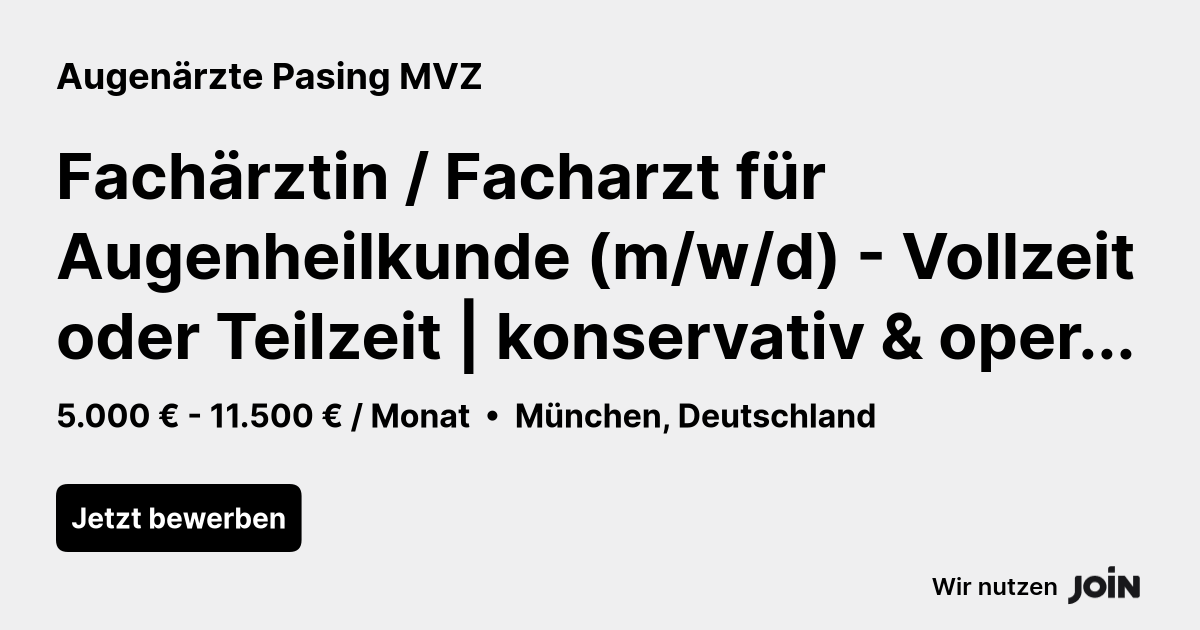 Augenärzte Pasing MVZ logo