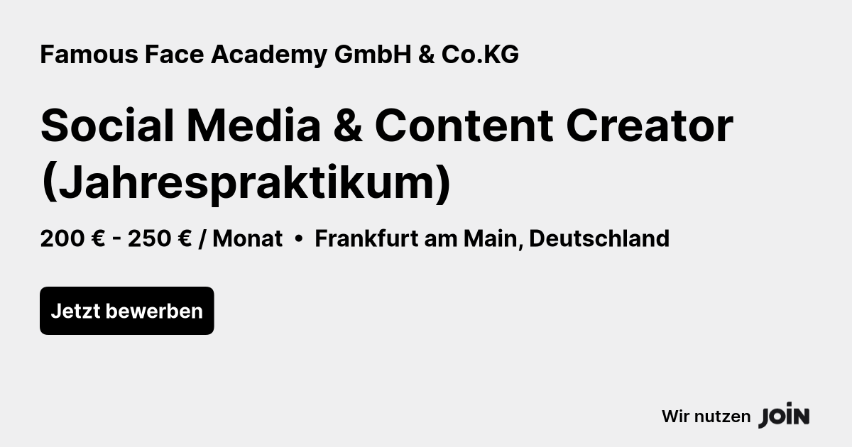Famous Face Academy GmbH & Co.KG logo