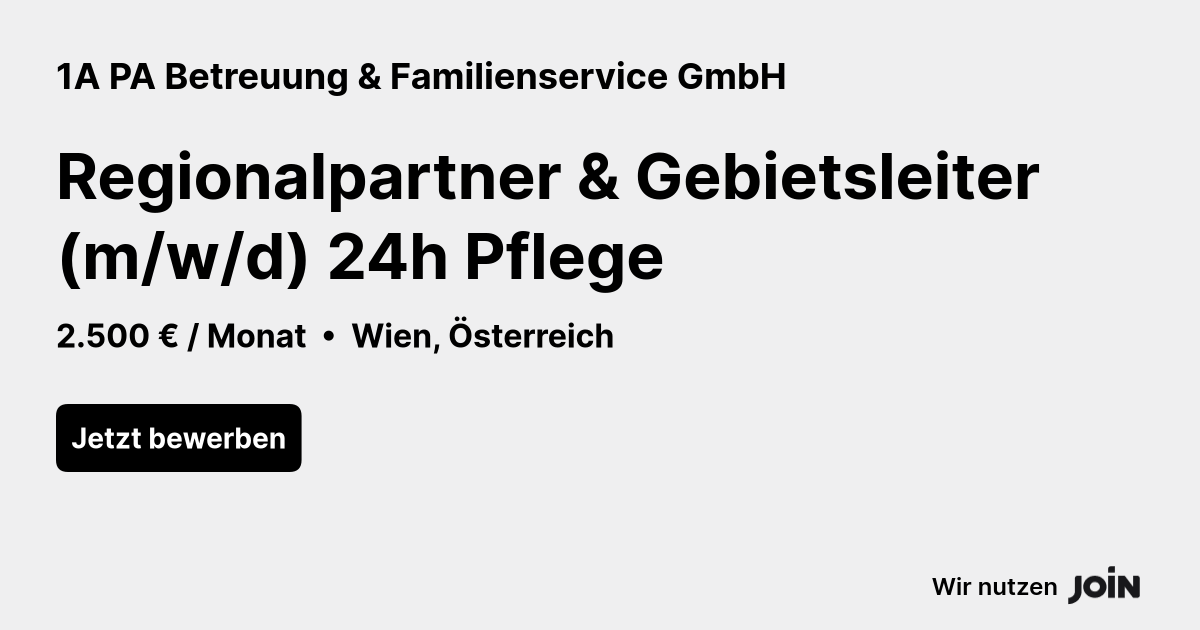 1A PA Betreuung & Familienservice GmbH logo