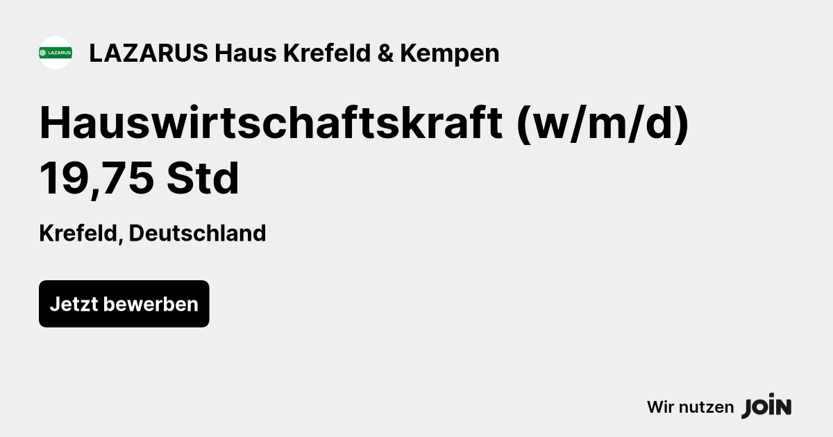 LAZARUS Haus Krefeld & Kempen logo