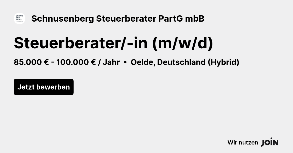 Schnusenberg Steuerberater PartG mbB logo