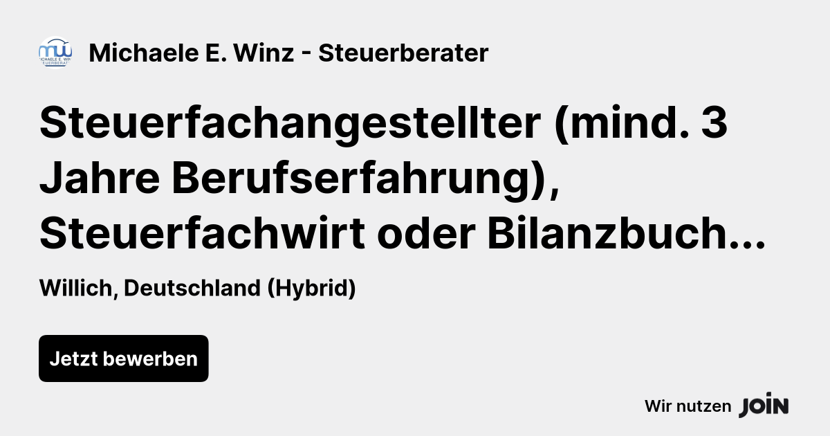 Michaele E. Winz - Steuerberater logo