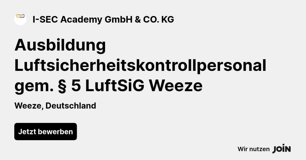 I-SEC Academy GmbH & CO. KG logo