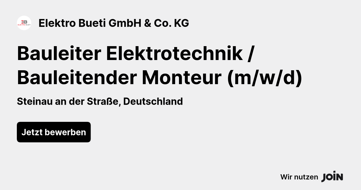 Elektro Bueti GmbH & Co. KG logo