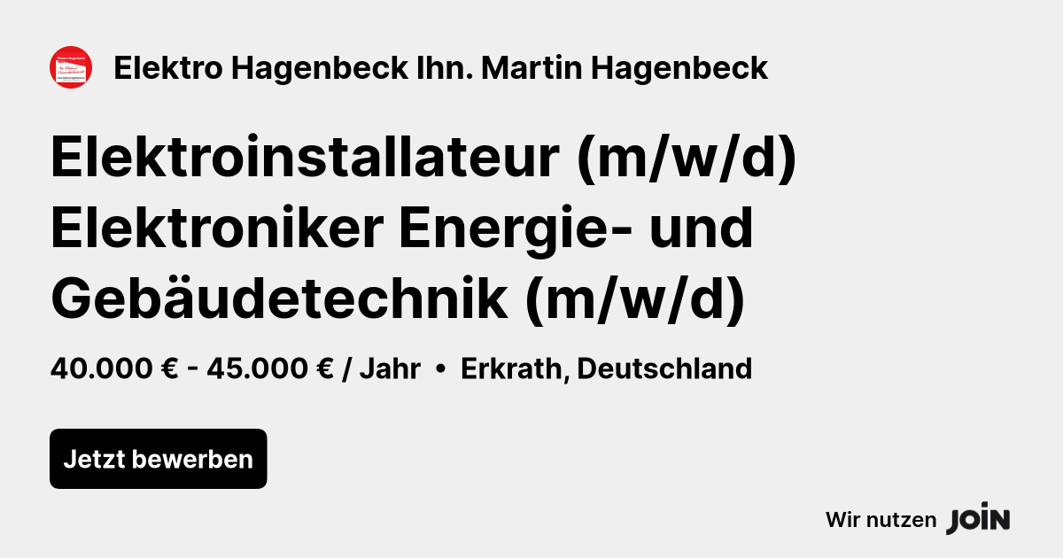 Elektro Hagenbeck Ihn. Martin Hagenbeck logo