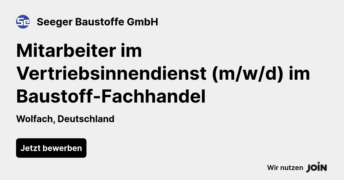 Seeger Baustoffe GmbH logo