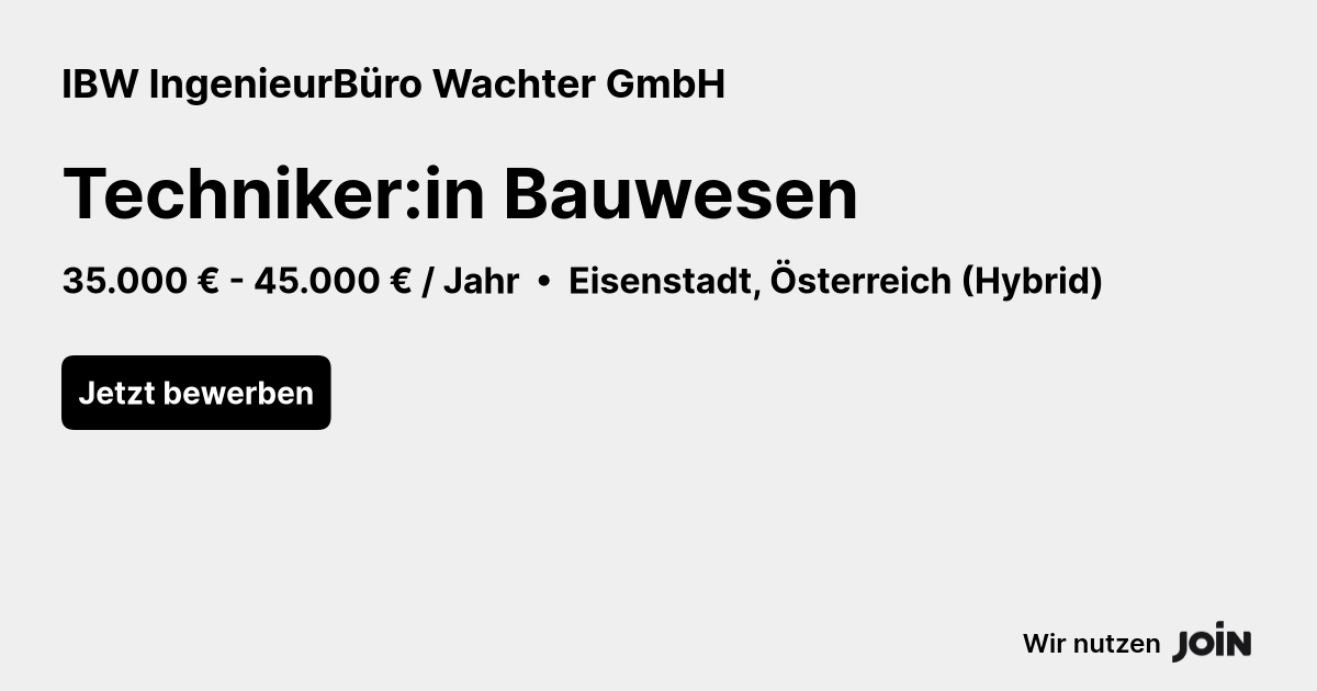 IBW IngenieurBüro Wachter GmbH logo