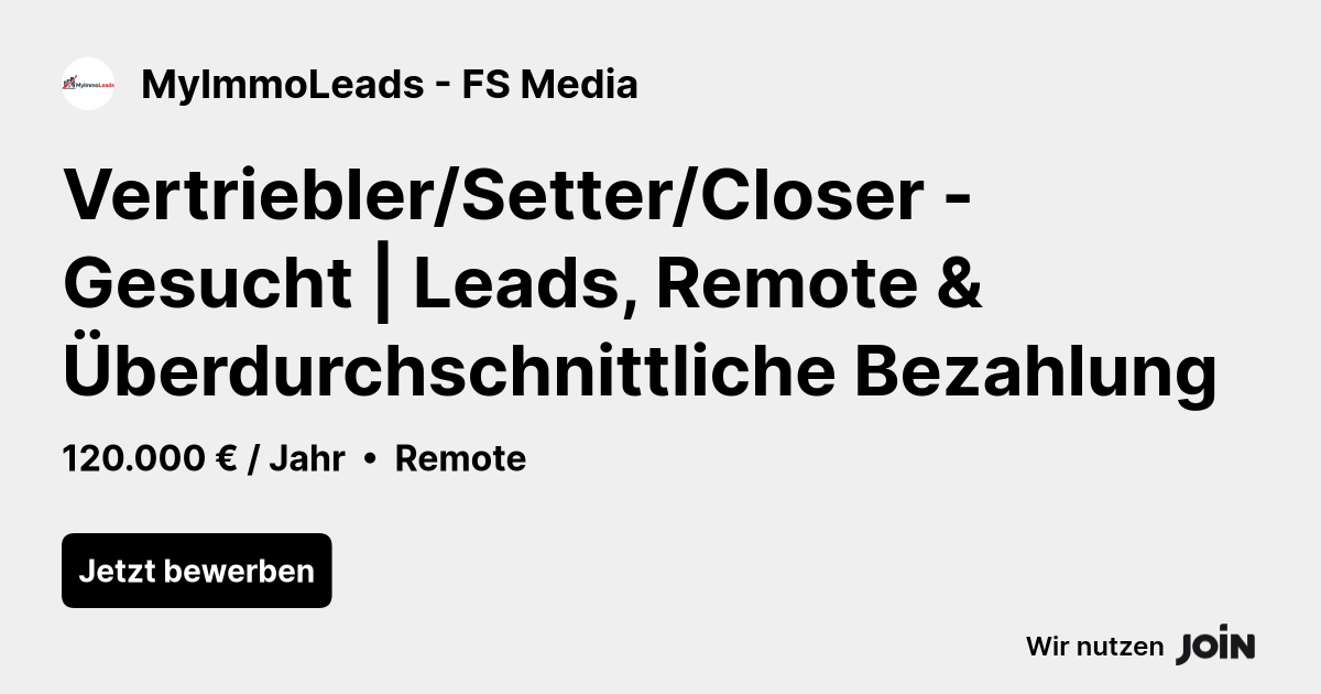 MyImmoLeads - FS Media logo