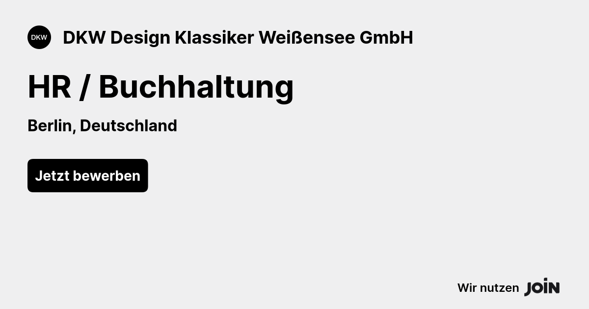 DKW Design Klassiker Weißensee GmbH logo