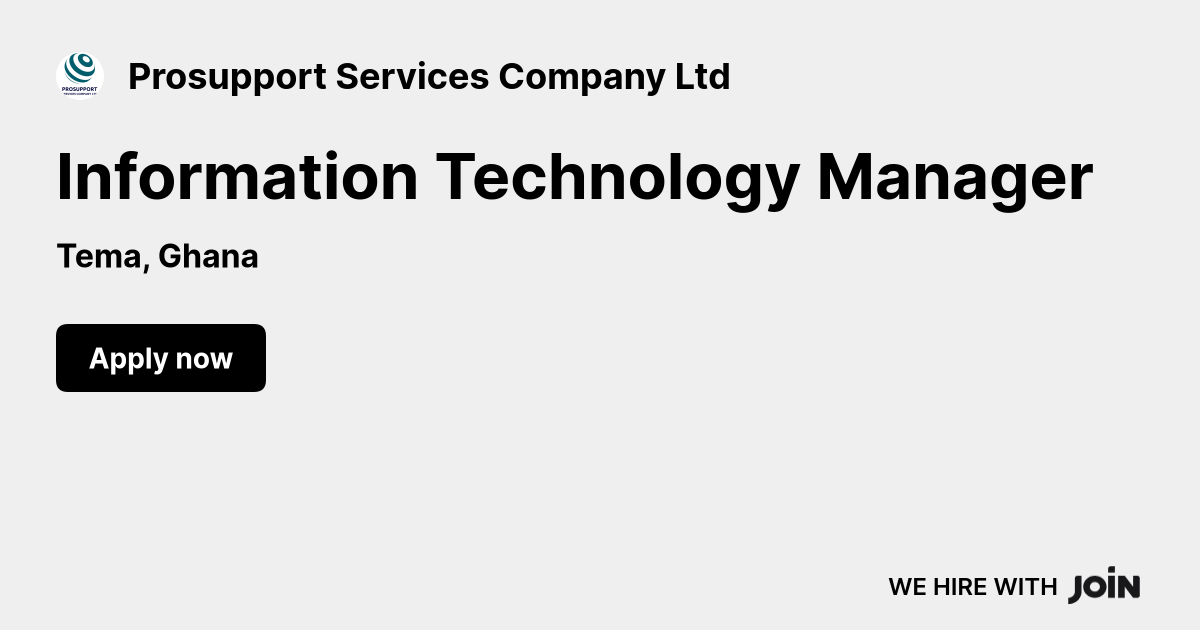 Prosupport Services Company Ltd logo