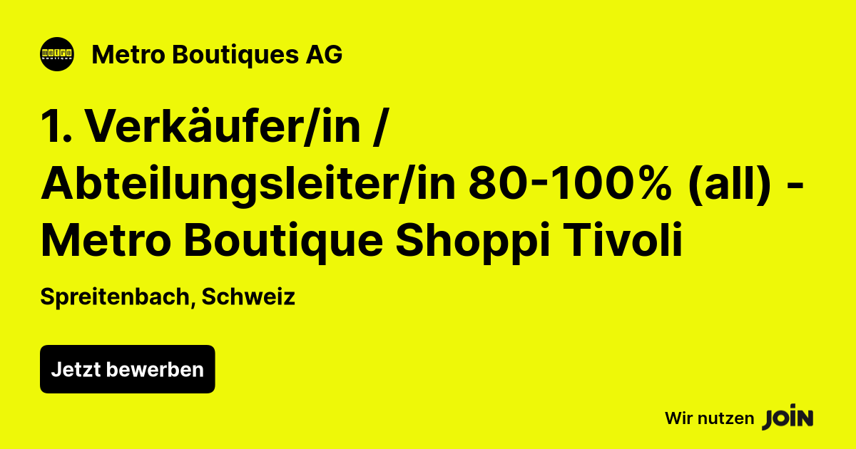 Metro Boutiques AG logo