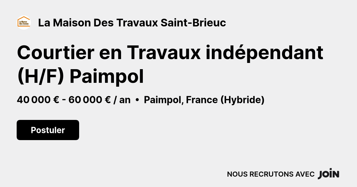 La Maison Des Travaux Saint-Brieuc logo