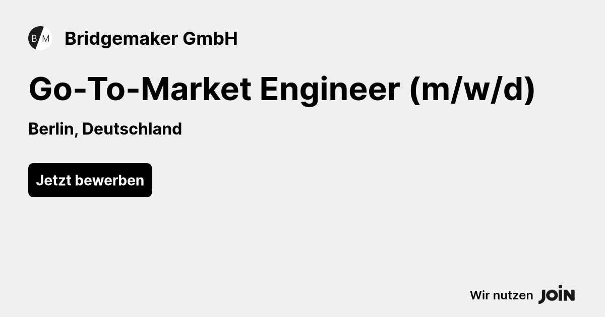 Bridgemaker GmbH logo