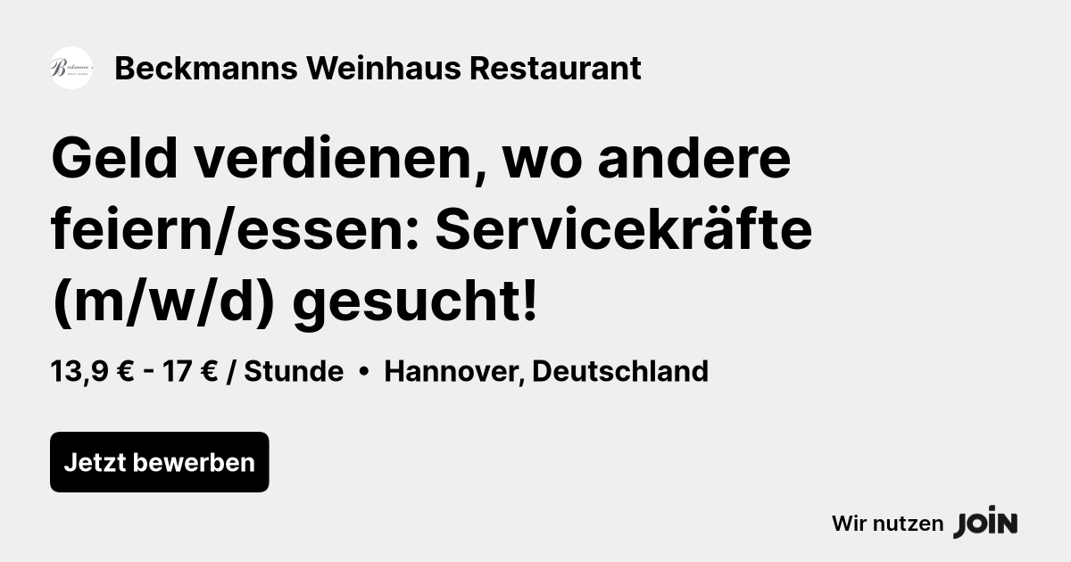 Beckmanns Weinhaus Restaurant logo
