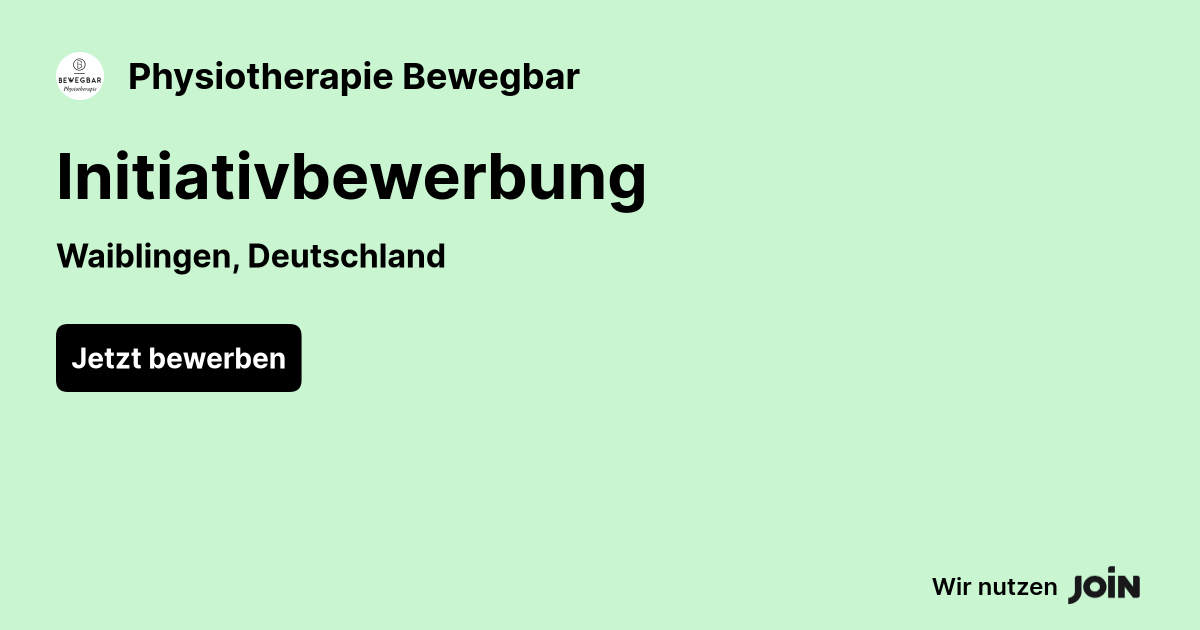 Physiotherapie Bewegbar logo