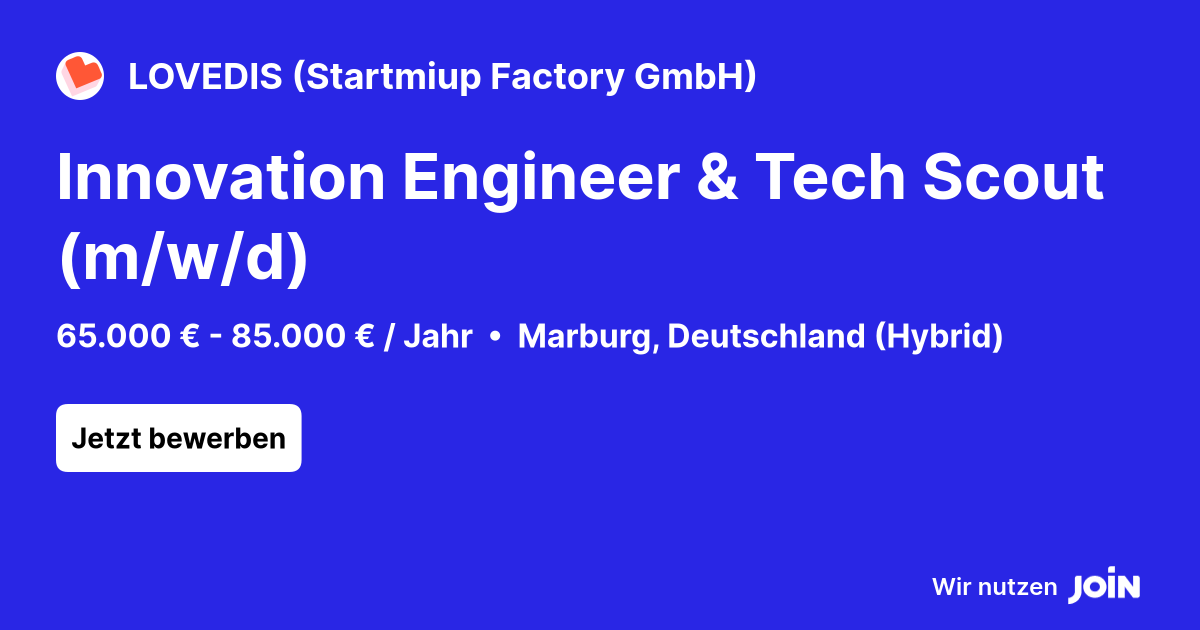 LOVEDIS (Startmiup Factory GmbH) logo