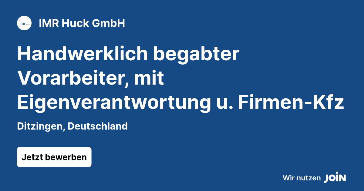 IMR Huck GmbH logo